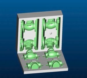 Water Pump Die Cast Aluminum Tooling , Custom Casting Molds ISO 9001